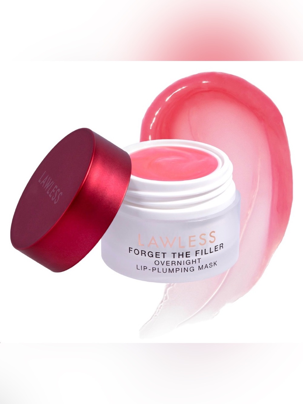 LAWLESS Forget The Filler Overnight Lip Mask in Cherry Vanilla